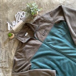 N E W Columbia Men’s Two-Tone Fleece Jacket in Lrg